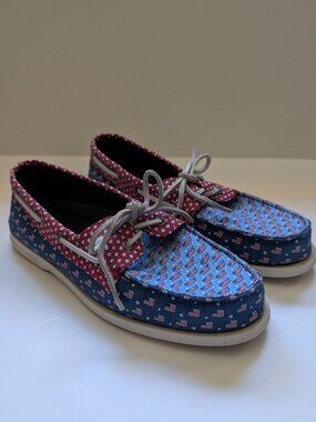 Great cond. Sperry x Vineyard Vines Authentic “Americana” Boat Shoes - size 10